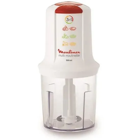MINI HACHOIR MOULINEX 500W BLANC
